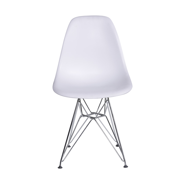 Eames Base Eiffel de Metal Branca